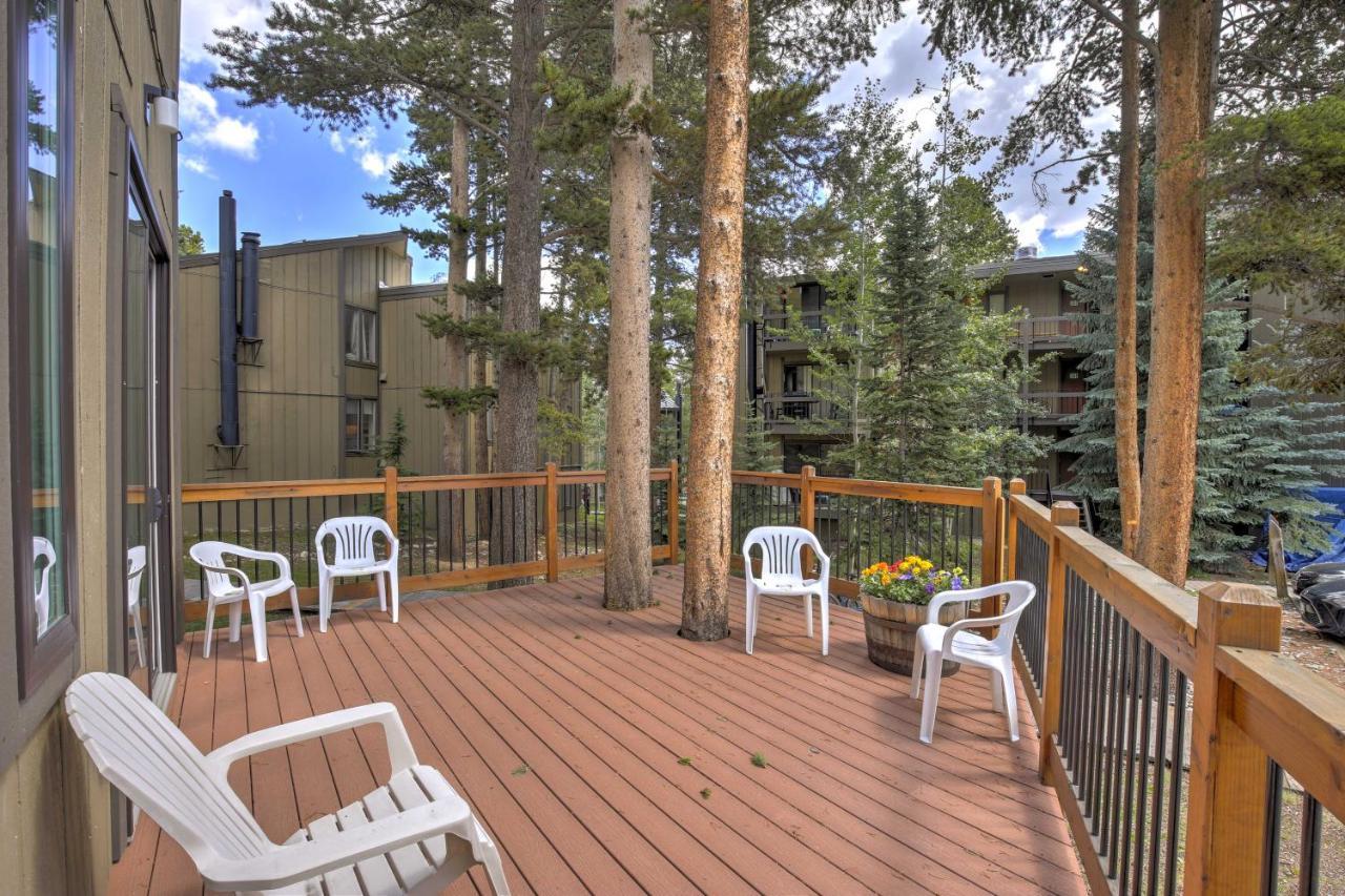 Breckenridge Condo With Balcony Walk To Ski Resort Exterior foto